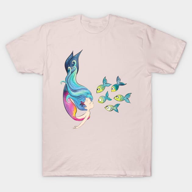 MerGazing T-Shirt by Gingerlique